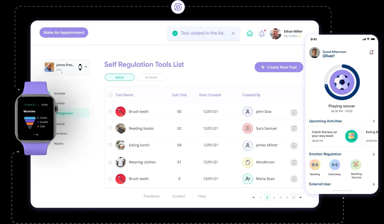 Digital Health App Mockup